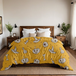 Spells & Skeletons Halloween Fleece Blanket フリースブランケット