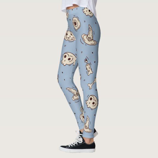 Spells & Skeletons Halloween Leggings レギンス (左)