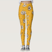Spells & Skeletons Halloween Leggings レギンス (正面)