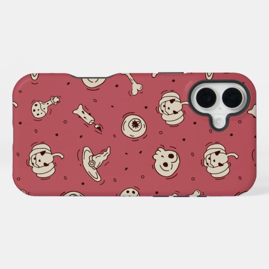 Spells & Skeletons Halloween Phone Case iPhoneケース (裏面横)