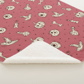 Spells & Skeletons Halloween Sherpa Blanket シェルパブランケット (3/4)