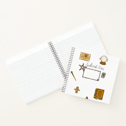 Spellwork Notes Journal ノートブック (内部)