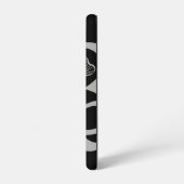 SPENDERサムスンケーストレンド抽象芸術ブラックパウダー SAMSUNG GALAXYケース (左側面)