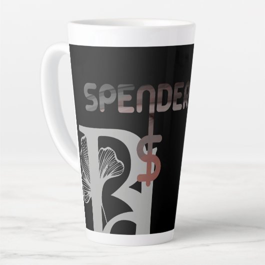 SPENDERラテマグ抽象芸術トレンドインテリアデコール カフェラテマグ (左アングル)