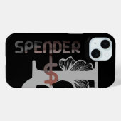 SPENDER iPhoneケーストレンド抽象芸術ブラックパウダー Case-Mate iPhoneケース (裏面 (横))