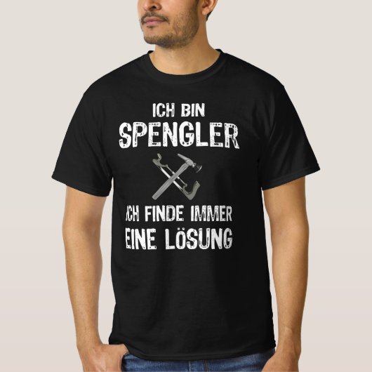 Spengler Karosseriespengler Karosseriebauer Beruf Tシャツ (正面)