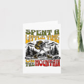 Spent A Little Time On The Mountain - Skeleton Hik カード (正面)