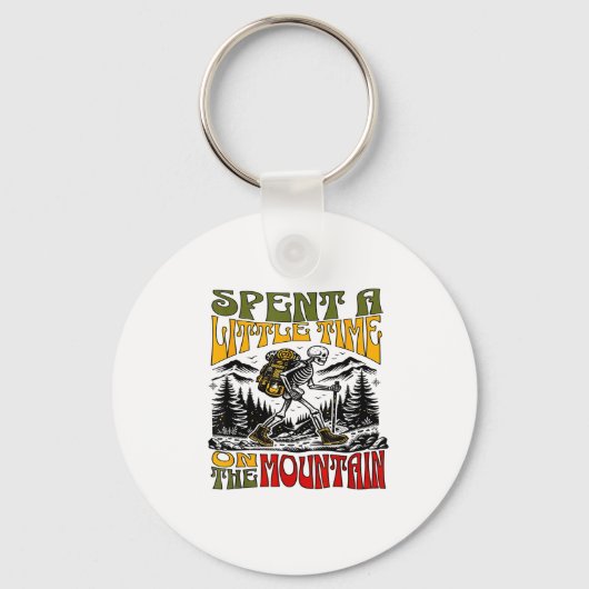 Spent A Little Time On The Mountain - Skeleton Hik キーホルダー (正面)