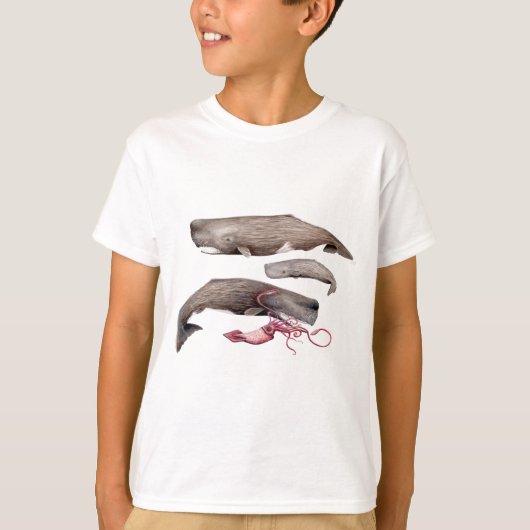 Sperm whale trio tシャツ (正面)