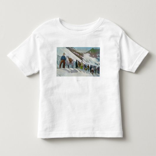 Sperryの氷河の足のクライマー トドラーTシャツ (正面)