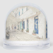 Spetses Greece Traditional Street Scene  (裏面)