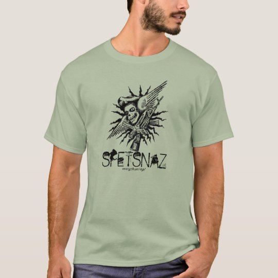 Spetsnazのスカルのカッコいいの軍のtシャツのデザイン Tシャツ Zazzle Co Jp