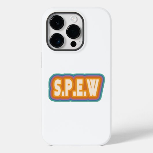 SPEWエルフィッシュプロモーション協会 Case-Mate iPhoneケース (裏面)