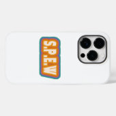 SPEWエルフィッシュプロモーション協会 Case-Mate iPhoneケース (裏面 (横))