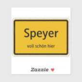 Speyer Aufkleber Sticker Autoaufkleber シール (シート)