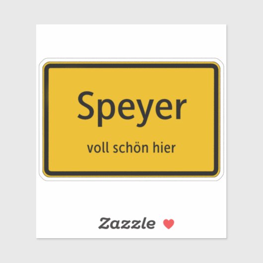 Speyer Aufkleber Sticker Autoaufkleber シール (シート)