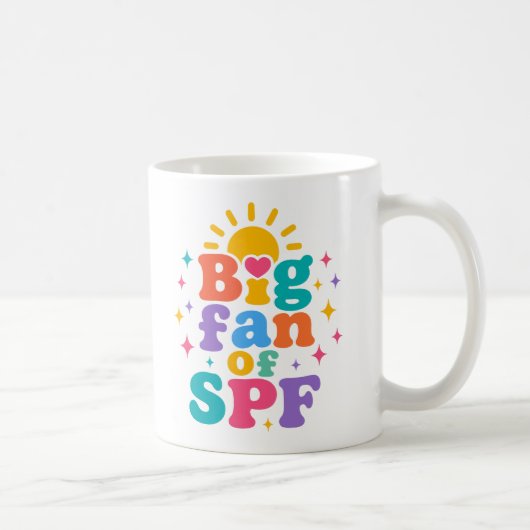 SPF大好き 夏の紫外線対策 コーヒーマグカップ (右)