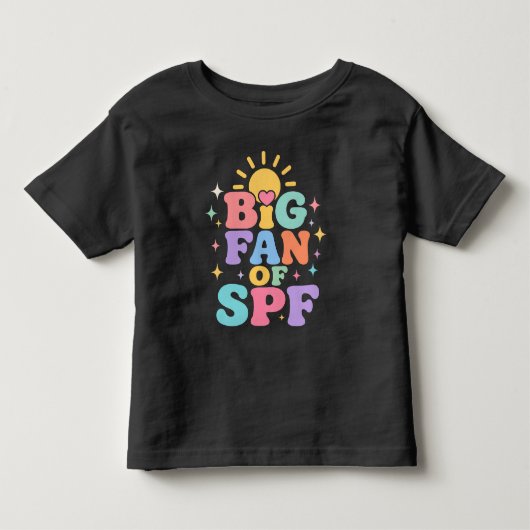 SPF大好き 夏の紫外線対策 トドラーTシャツ (正面)