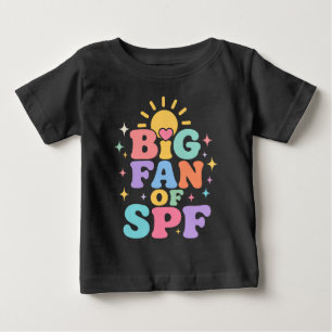 SPF大好き 夏の紫外線対策 ベビーTシャツ