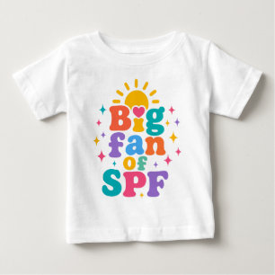 SPF大好き 夏の紫外線対策 ベビーTシャツ