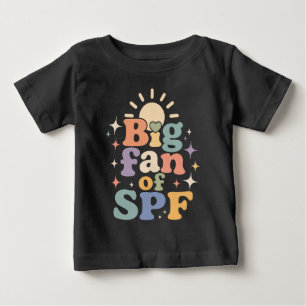 SPF大好き 夏の紫外線対策 ベビーTシャツ