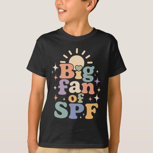 SPF大好き 夏の紫外線対策 Tシャツ (正面)