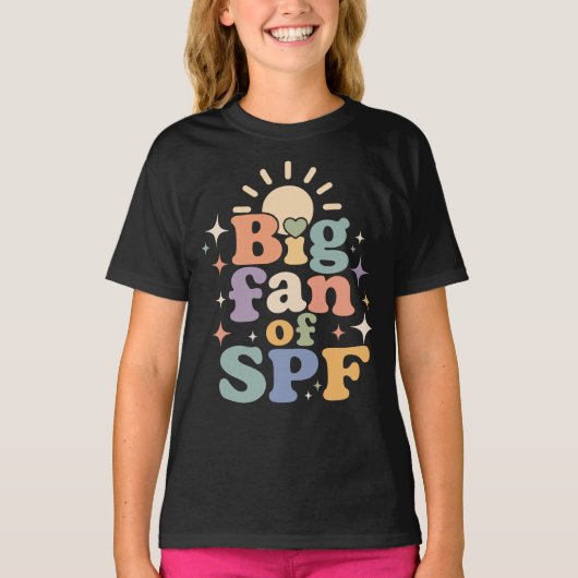 SPF大好き 夏の紫外線対策 Tシャツ (正面)