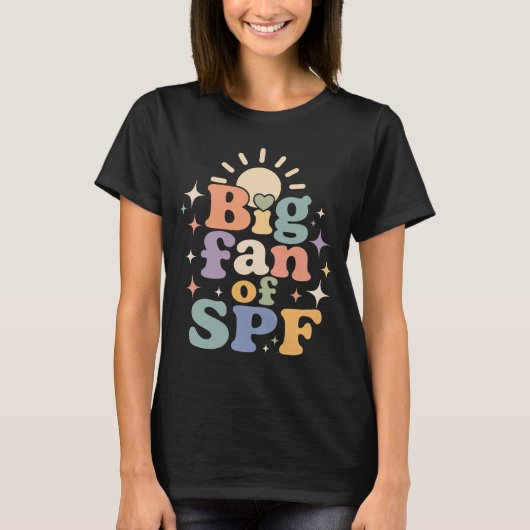 SPF大好き 夏の紫外線対策 Tシャツ (正面)