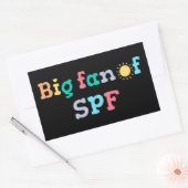 SPF大好き 長方形シール (封筒)