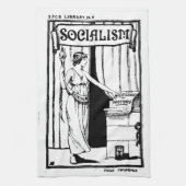 SPGBの図書館9人のSocialismの(1920年の)パンフレットカバー無し キッチンタオル (縦)