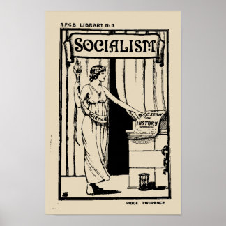SPGB Library No 9 Socialism (1920)パンフレットのカバー ポスター