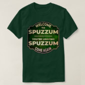 SPHAZZUM BCへようこそ Tシャツ (デザイン正面)