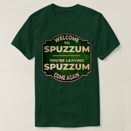 SPHAZZUM BCへようこそ Tシャツ (デザイン正面)