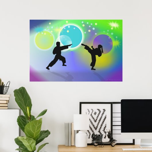Spheres of Martial Arts poster ポスター (ホームオフィス)