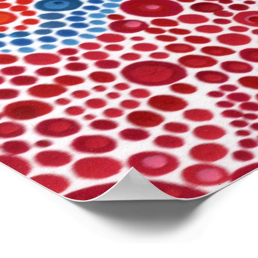 Spheresapape circlesの絵画プリントポスターアート ポスター (角)