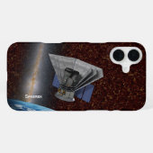 SPHEREx銀河ハンター宇宙船 iPhoneケース (裏面横)