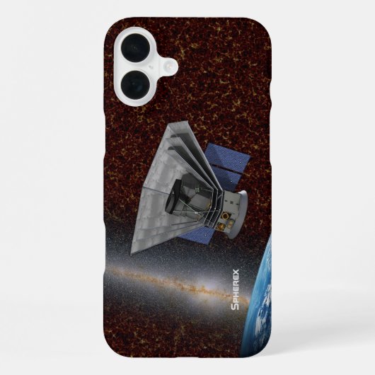 SPHEREx銀河ハンター宇宙船 iPhoneケース (裏面)