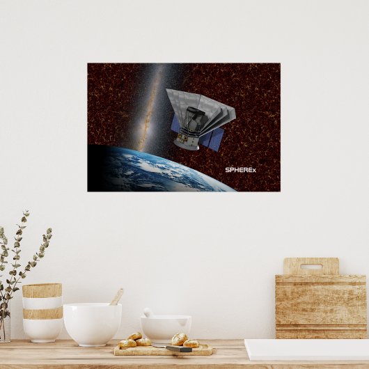 SPHEREx Galaxy Hunter Spacecraft ポスター (キッチン)