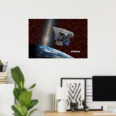 SPHEREx Galaxy Hunter Spacecraft ポスター (ホームオフィス)
