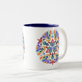 ~Spherical~の雪片のマグ ツートーンマグカップ (正面右)