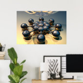 Spherical Tears (12,80 USDから始まる) ポスター (ホームオフィス)