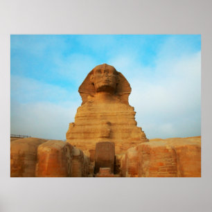 Sphinx威厳のある Pyramidsエジプトのポスター ポスター