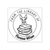 Sphinx Cat図書室の書籍 ラバースタンプ (インプリント)