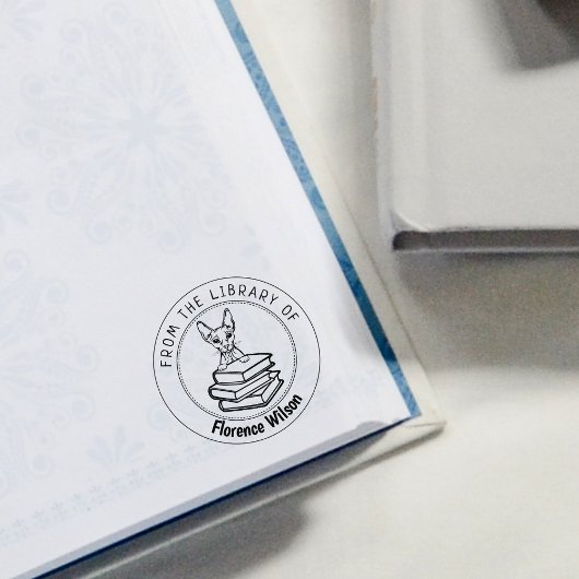 Sphinx Cat図書室の書籍 ラバースタンプ