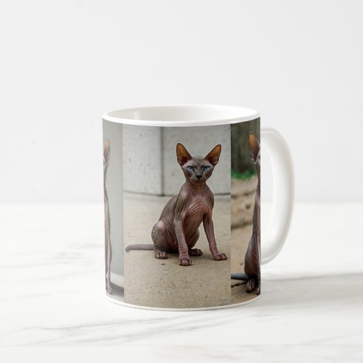 sphinx cat コーヒーマグカップ (正面右)