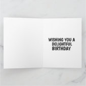 SPHINX CAT FUNNY BIRTHDAY GREETING CARD カード (内部)