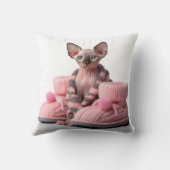 sphinx kitten with socks クッション (裏面)