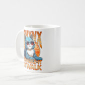 Sphynxがキャットウォークに コーヒーマグカップ (正面左)