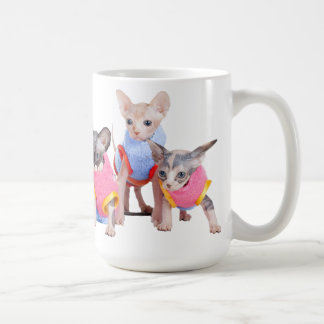 Sphynxの子ネコのコーヒー・マグ| GoSphynx.com コーヒーマグカップ