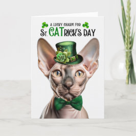Sphynxキャットラッキーチャームセントキャットリックの日 シーズンカード
